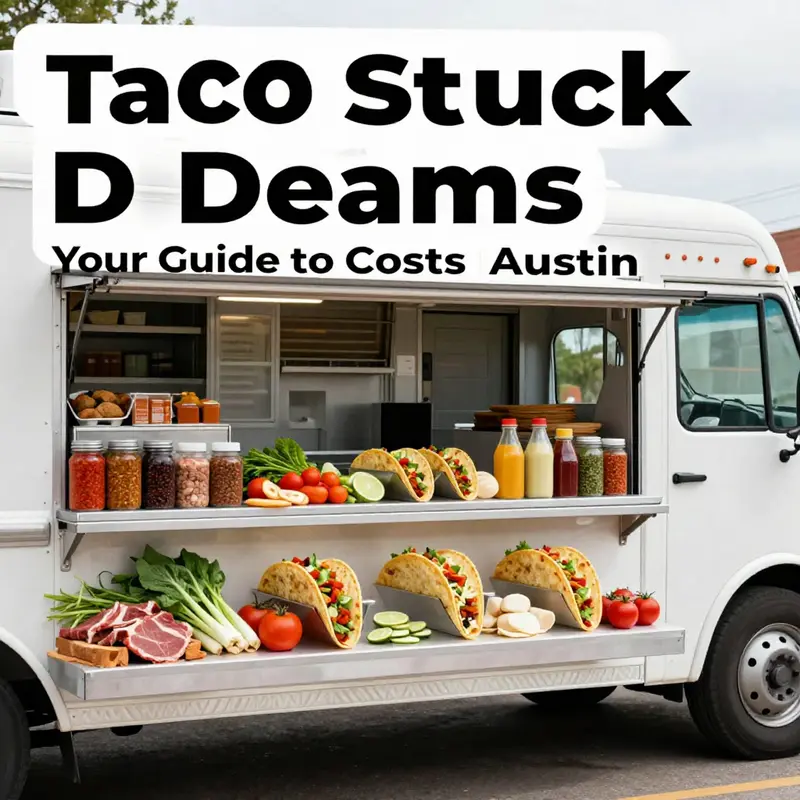 Explore the varying costs of purchasing or leasing a taco truck in Austin.