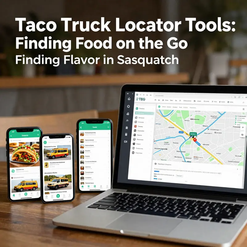 A vibrant scene filled with taco trucks and the famed ARGO Sasquatch XTX vehicle representing the adventure of taco hunting.