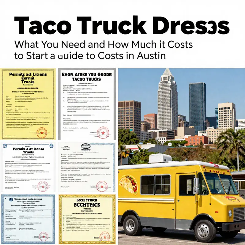 Explore the varying costs of purchasing or leasing a taco truck in Austin.