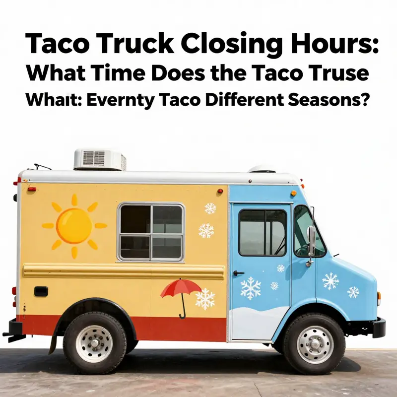 Explore the impact of location on taco truck closing times.