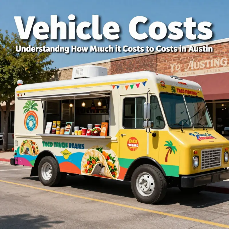 Explore the varying costs of purchasing or leasing a taco truck in Austin.