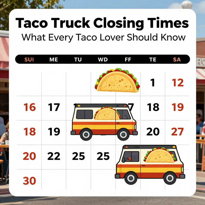 Explore the impact of location on taco truck closing times.
