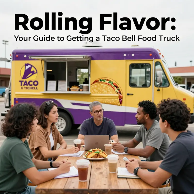Embarking on your journey to own a Taco Bell food truck.