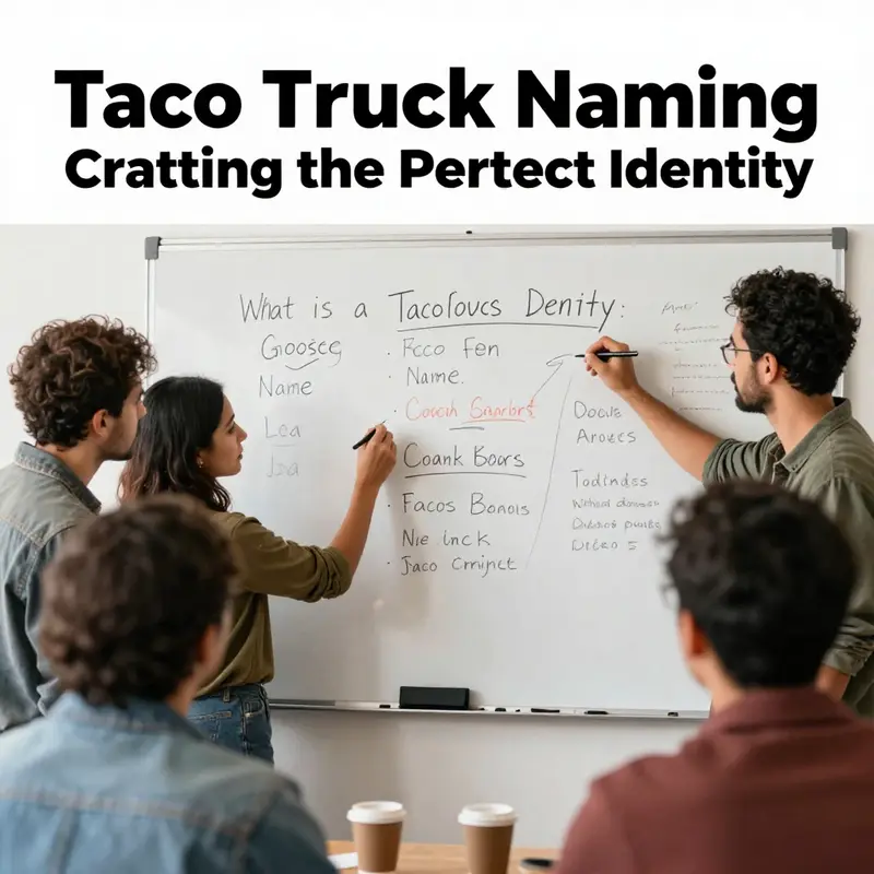 A taco truck with eye-catching branding, embodying the spirit of creativity and flavor.