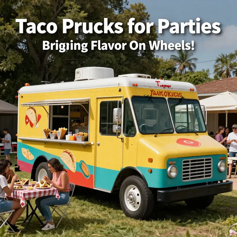 Shiny new taco trucks ready to spice up your celebration.
