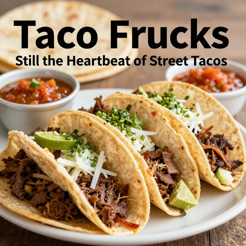 A taco truck in action, serving the community with authentic street tacos.