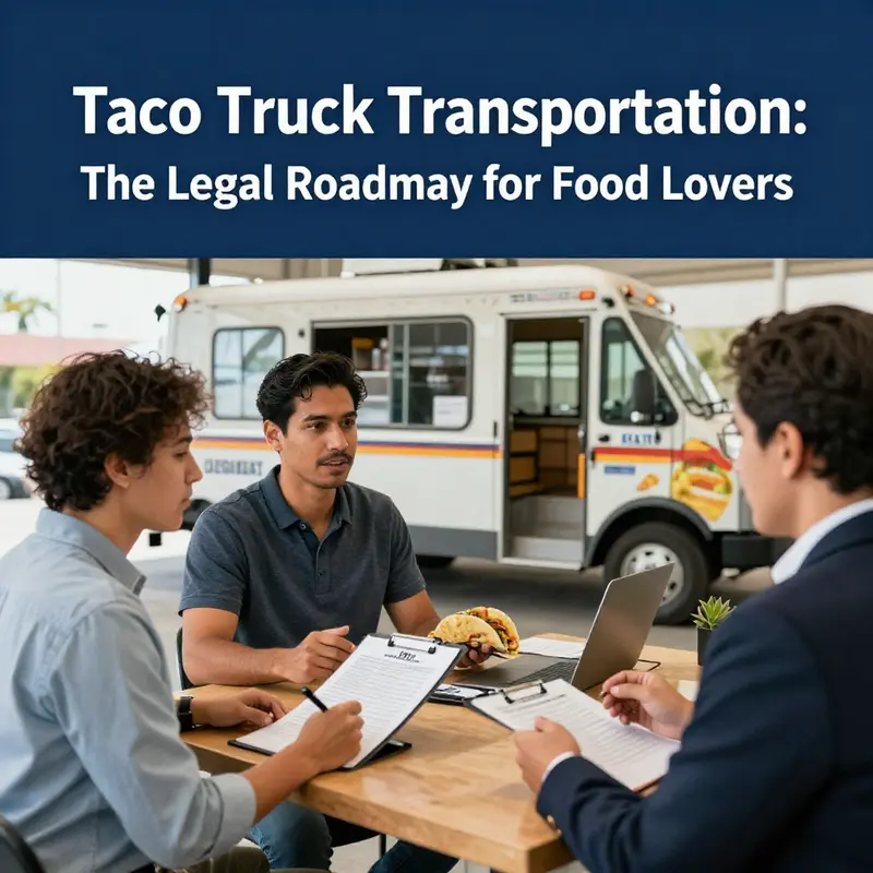 A bustling taco truck scene showcasing the lively atmosphere of food service operations.