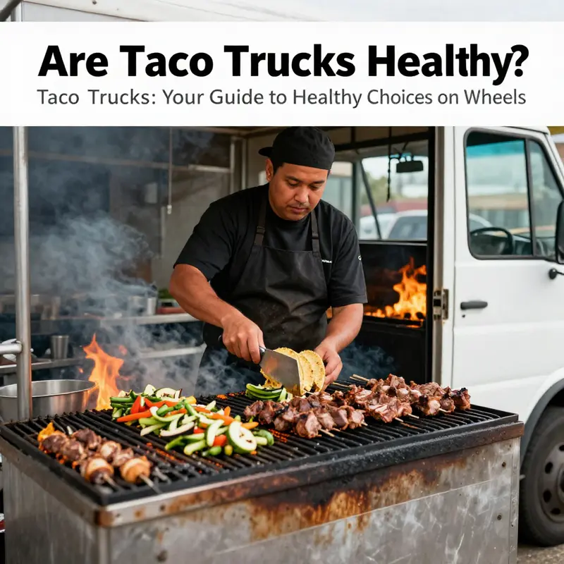 Colorful, fresh ingredients are essential for healthy taco options at food trucks.