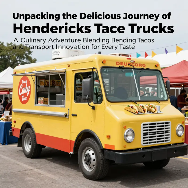A colorful taco truck at a street fair filled with happy customers enjoying tacos.