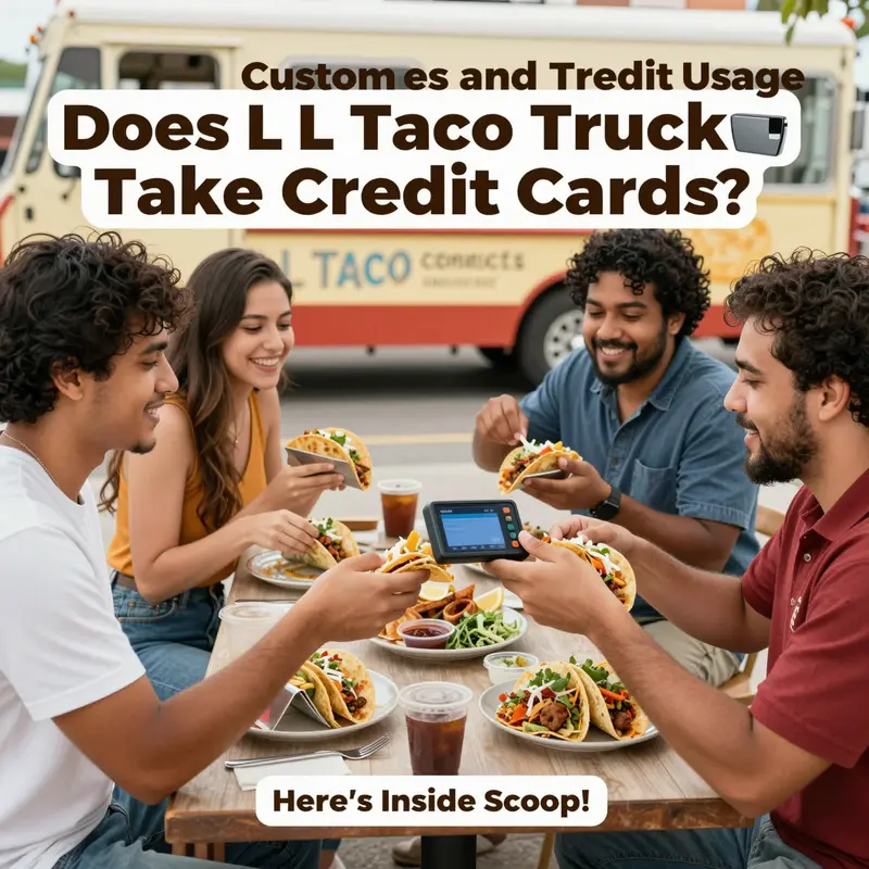Customers enjoy their taco experience while easily paying with credit cards.