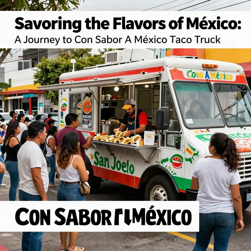 A lively atmosphere at Con Sabor A México, showcasing the culinary excellence and vibrant culture of Mexican street food.