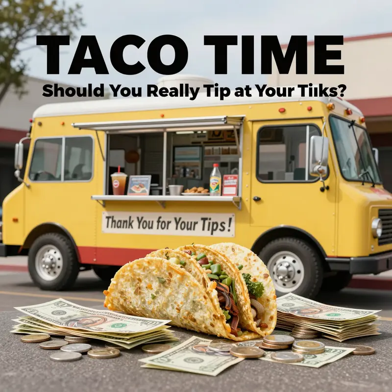 Customers eagerly await their favorite tacos at a vibrant taco truck.