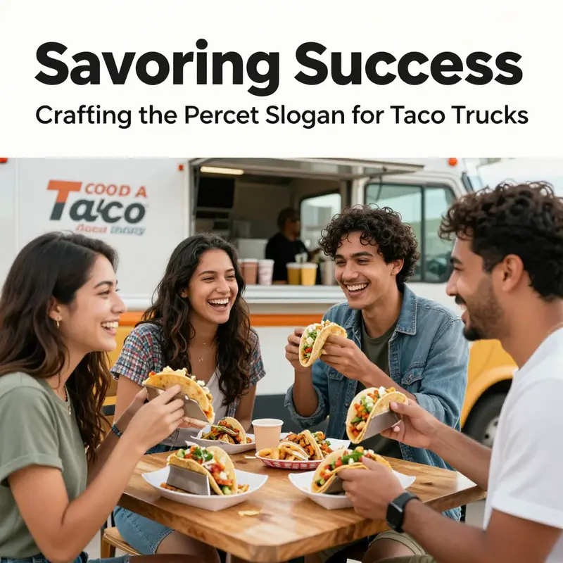 A bustling taco truck scene that embodies authenticity and culture.