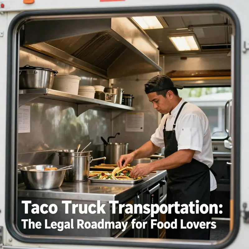 A bustling taco truck scene showcasing the lively atmosphere of food service operations.