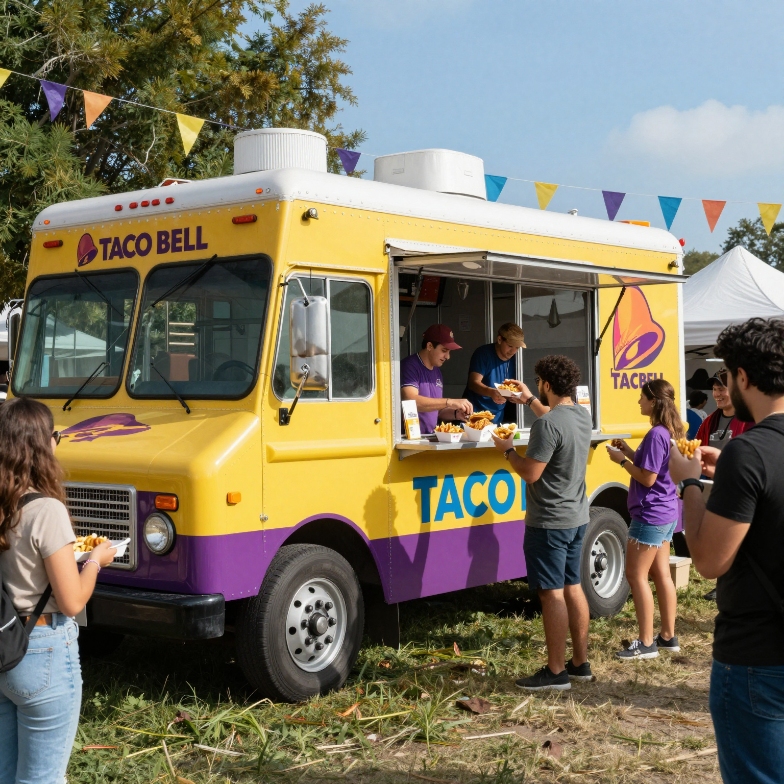 Taco Bell Food Truck at an Event