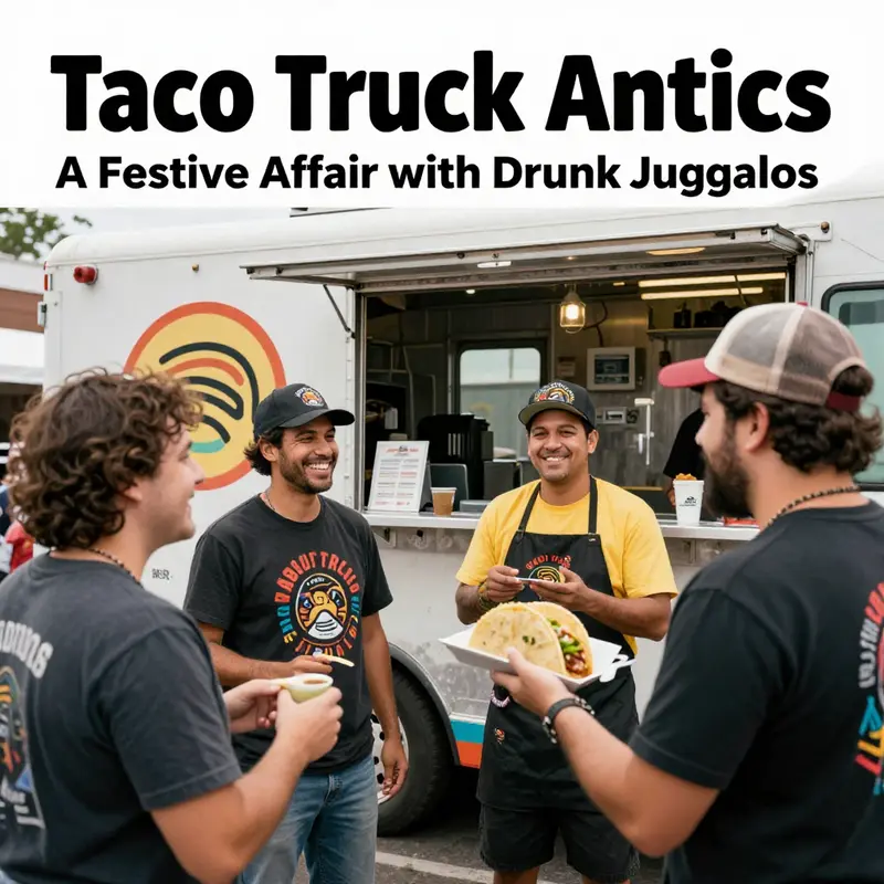 The lively taco truck scene attracting Juggalos craving comfort food.