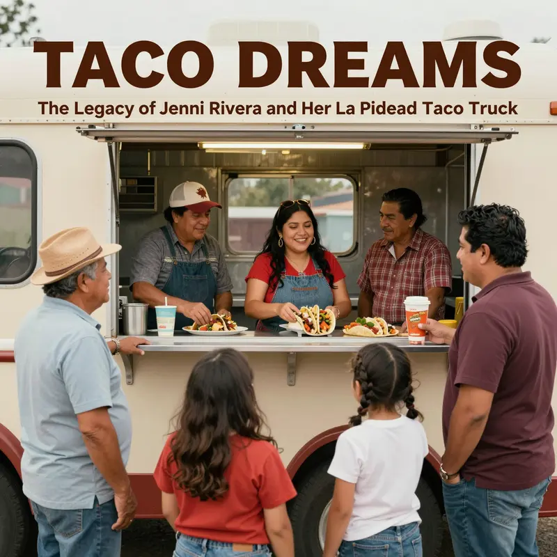 Colorful and lively, the La Piedad Taco Truck captures the spirit of its namesake, Jenni Rivera.