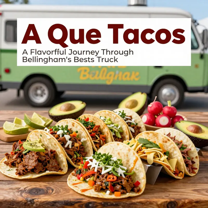 A vibrant spread of tacos showcasing the diverse menu offerings at A Que Tacos.