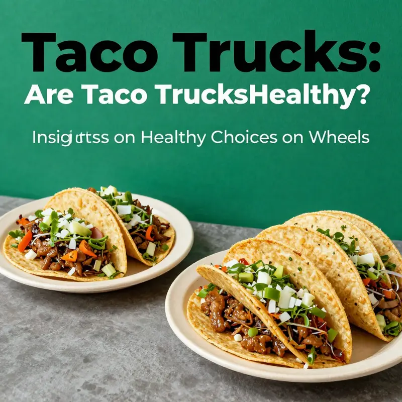 Colorful, fresh ingredients are essential for healthy taco options at food trucks.
