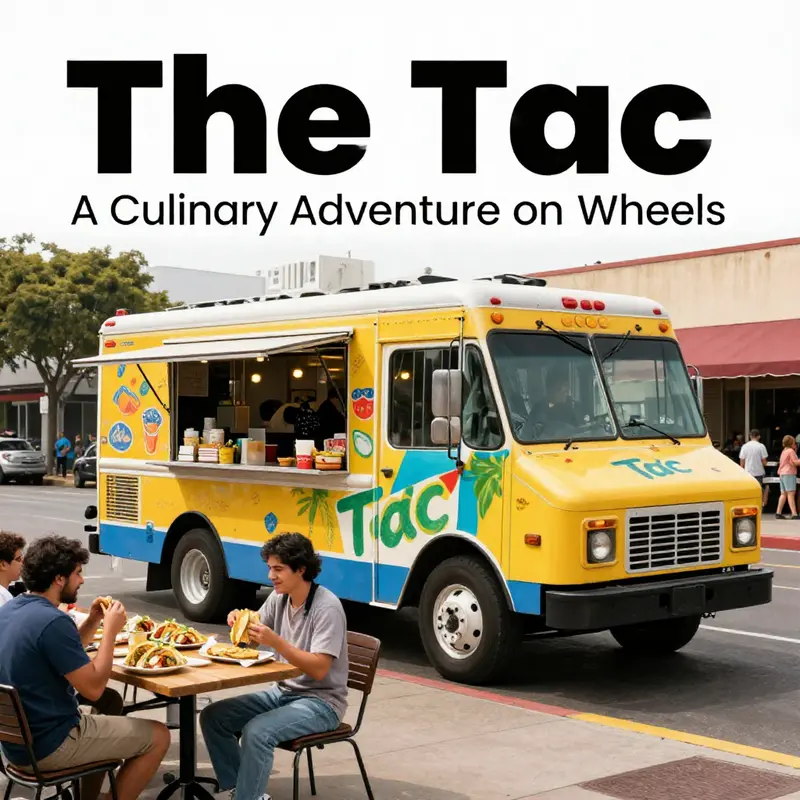 The Tac truck, a symbol of culinary joy and community engagement, serves delicious tacos in a lively atmosphere.