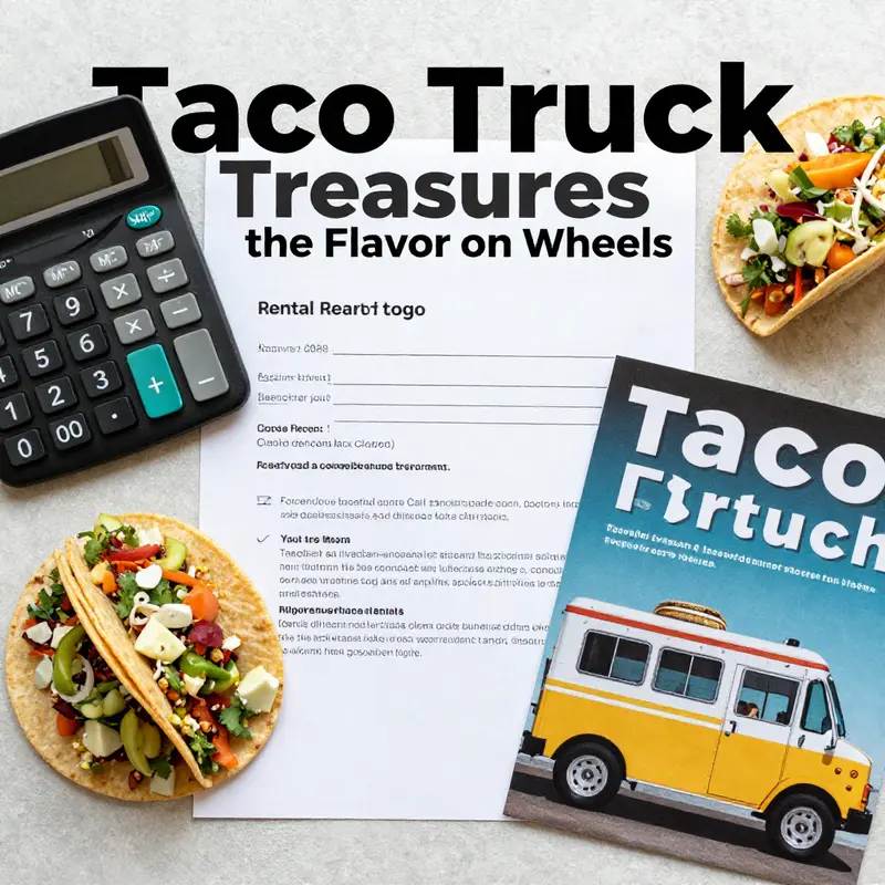 A taco truck bustling at a lively outdoor event, serving excited guests.