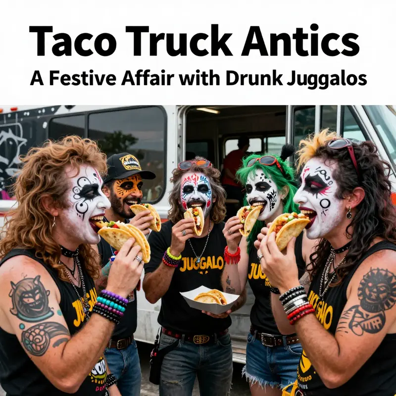 The lively taco truck scene attracting Juggalos craving comfort food.