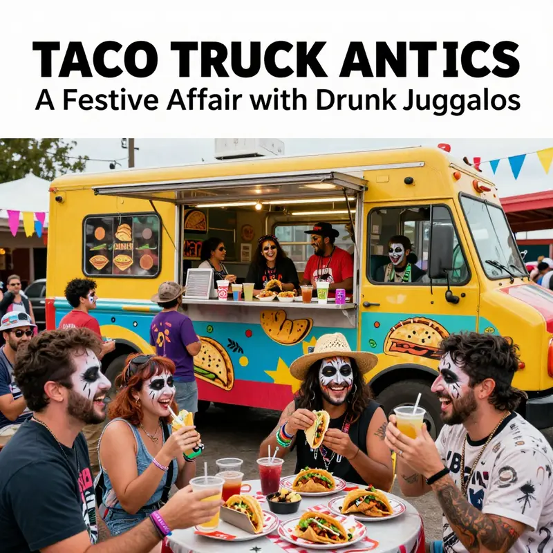 The lively taco truck scene attracting Juggalos craving comfort food.