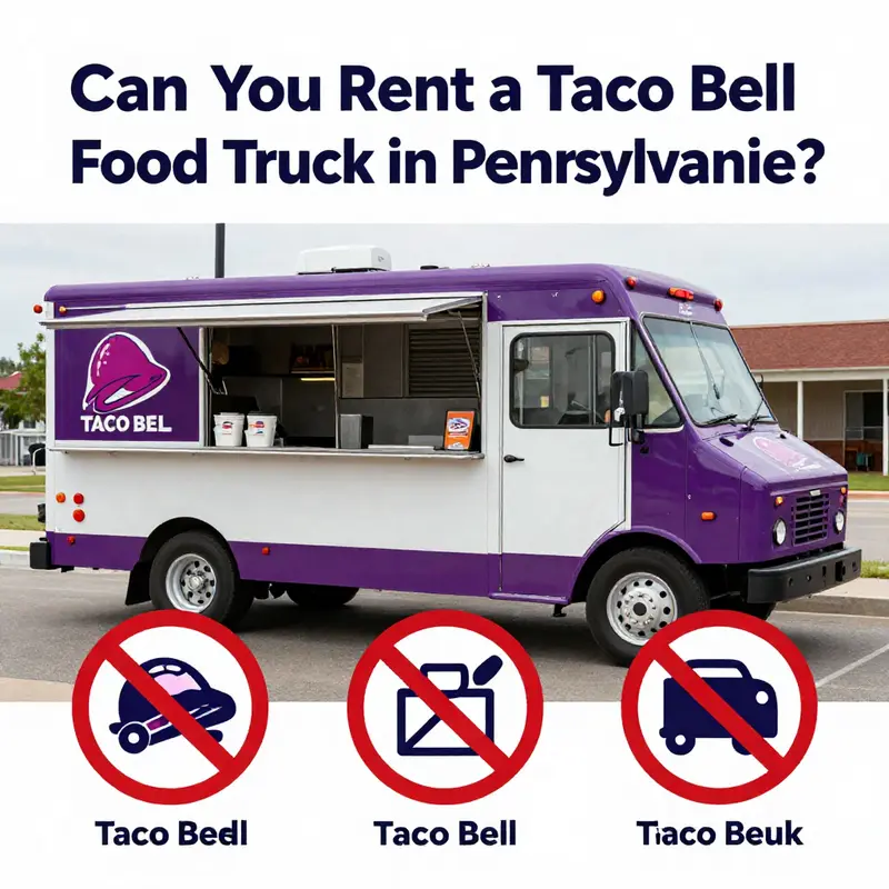 An engaging Taco Bell food truck at a bustling outdoor event, capturing the essence of the brand.