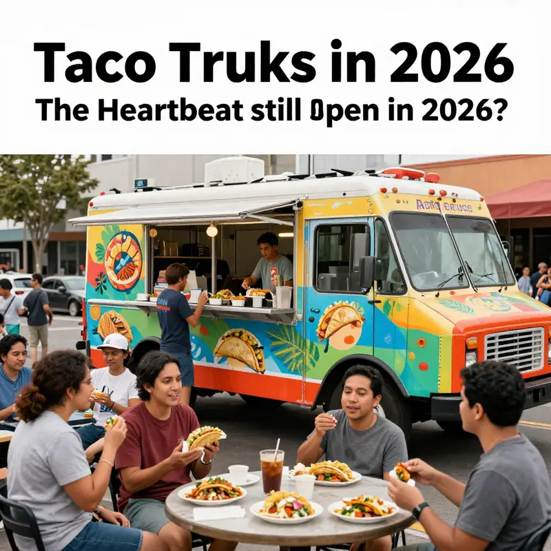 Taco trucks are a vibrant part of the urban food culture in 2026.