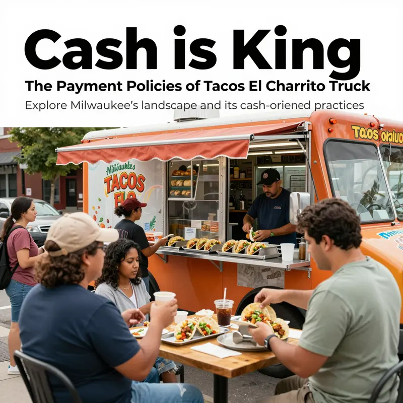 Tacos El Charrito Truck busy serving customers, encapsulating the essence of food truck culture.