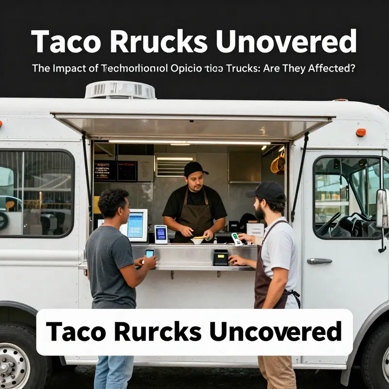 A lively taco truck scene in Austin, showcasing the joy and excitement of customers enjoying their meals.