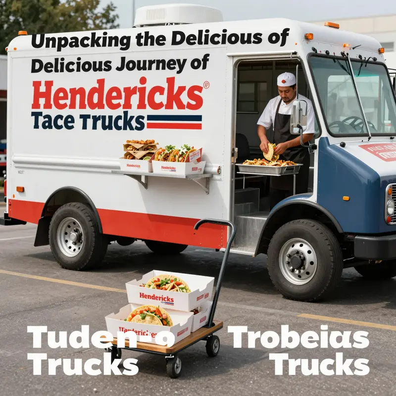 Seamless coordination of handtrucks and taco trucks in delivering food.