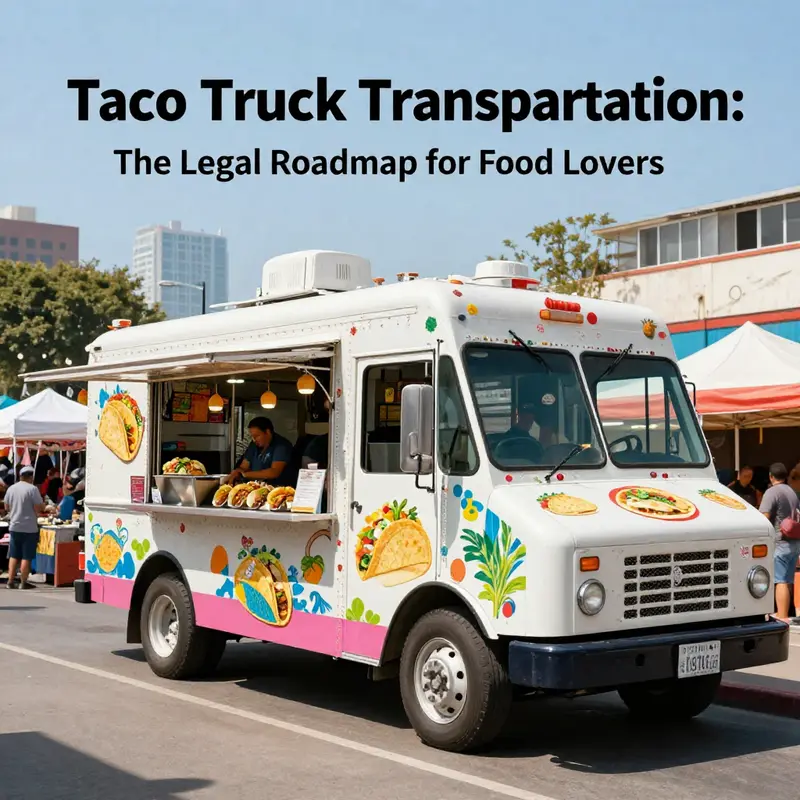 A bustling taco truck scene showcasing the lively atmosphere of food service operations.