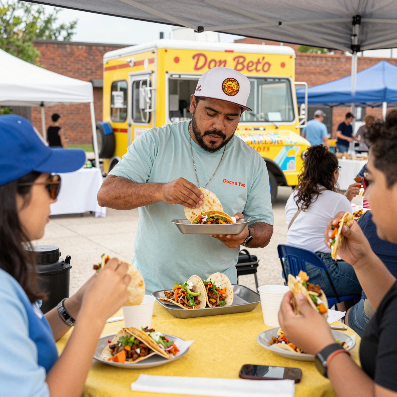 Don Beto's Taco Truck Scene
