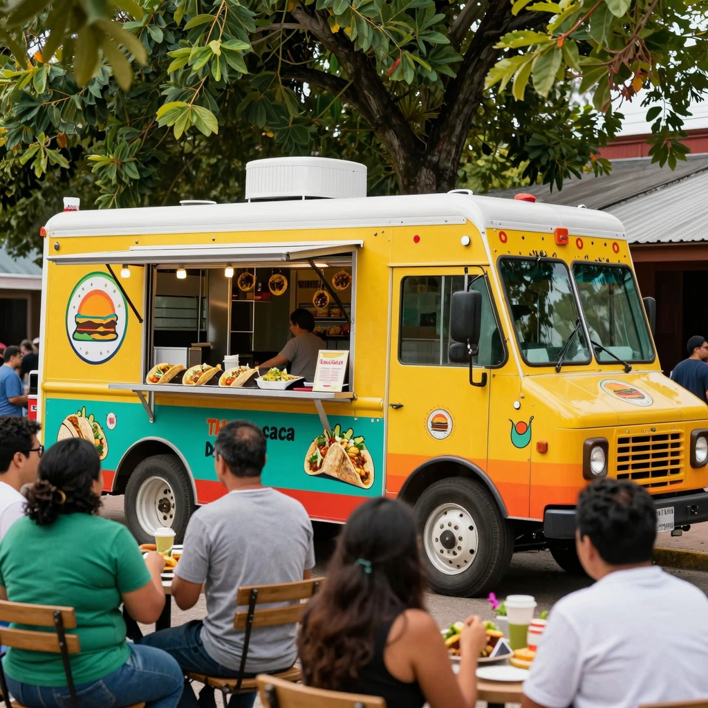 Vibrant Taco Truck