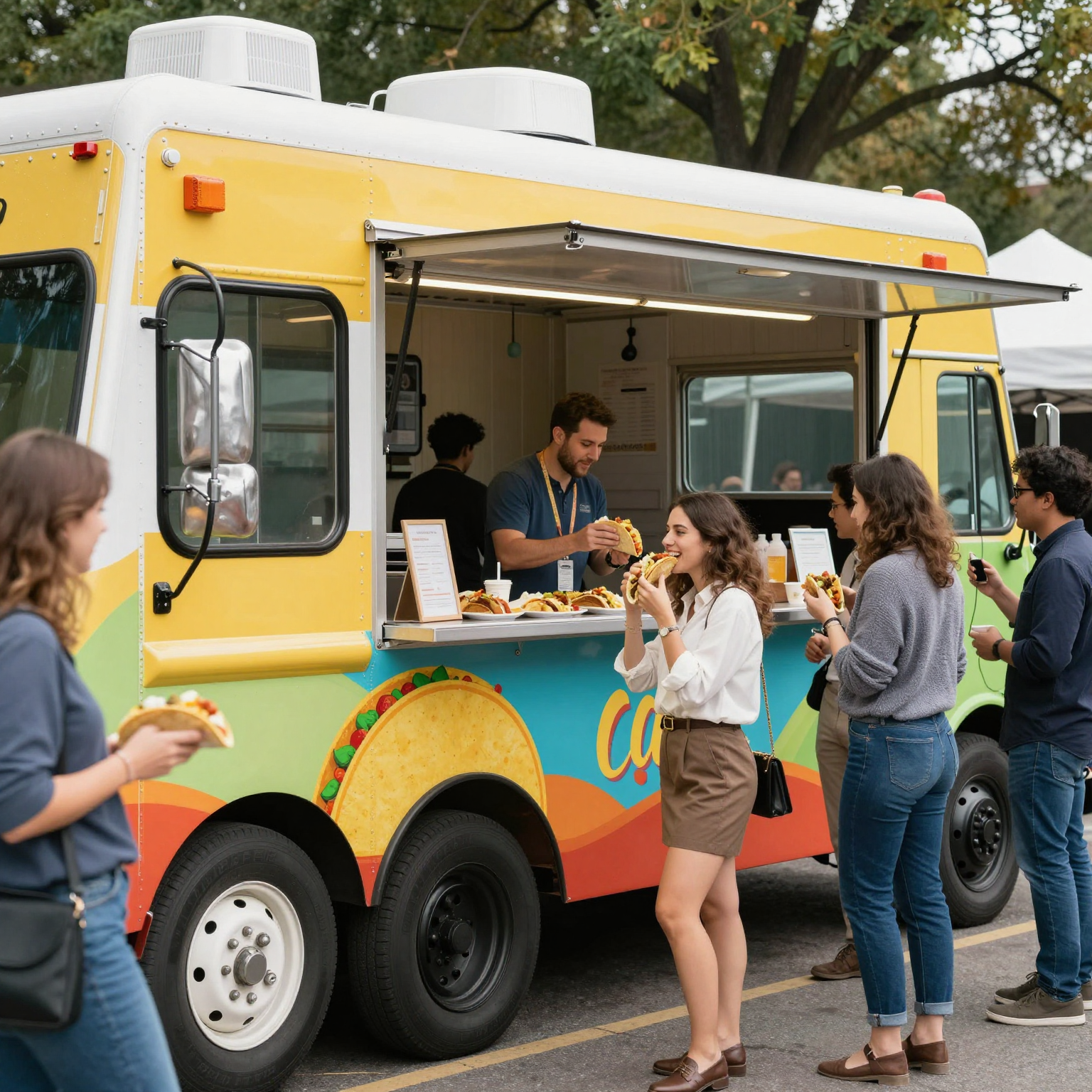 Don Chilo Taco Truck Catering at Corporate Event
