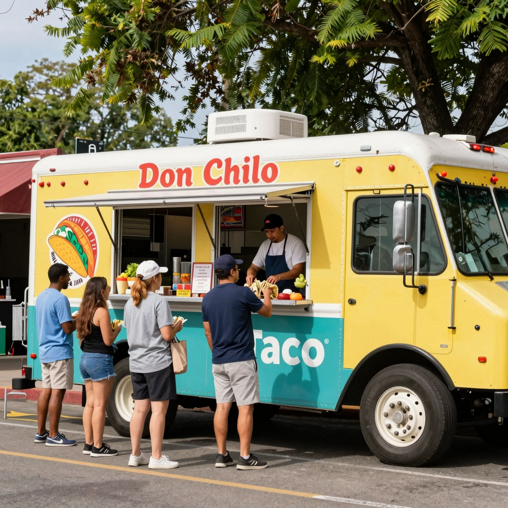 Exterior of Don Chilo Taco Truck