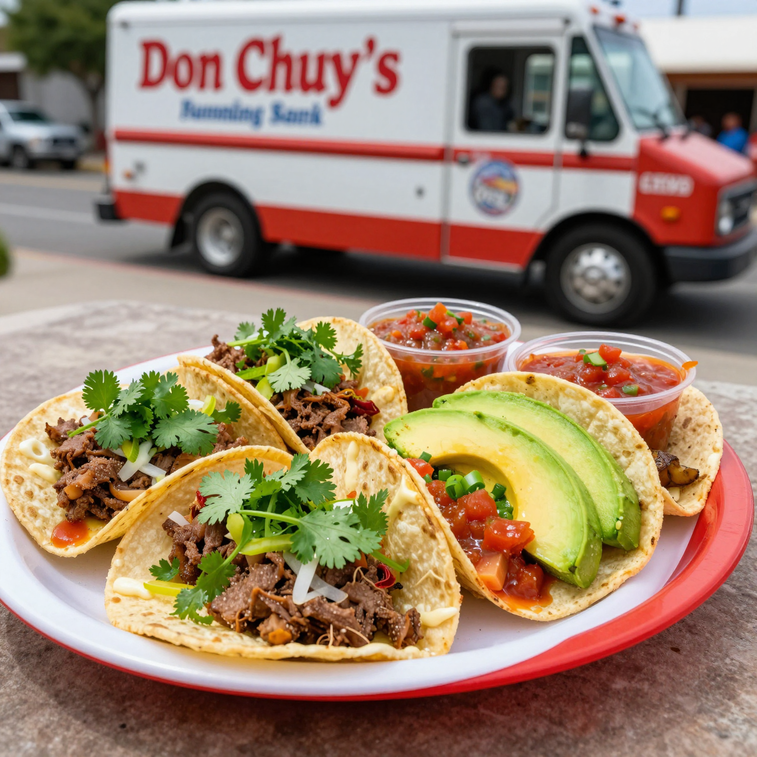 The vibrant Don Chuy's Taco Truck