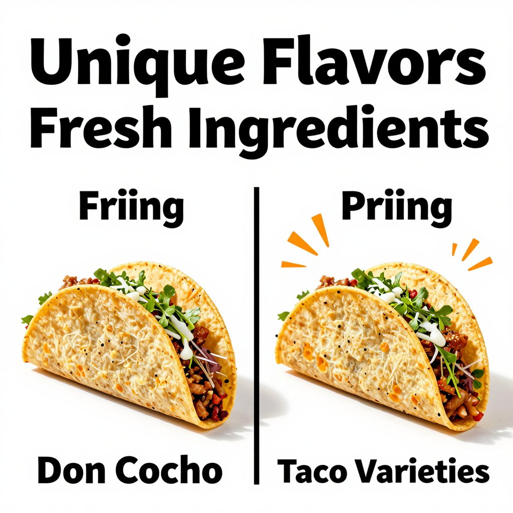 Comparison of Don Cocho Tacos with Standard Taco Offerings