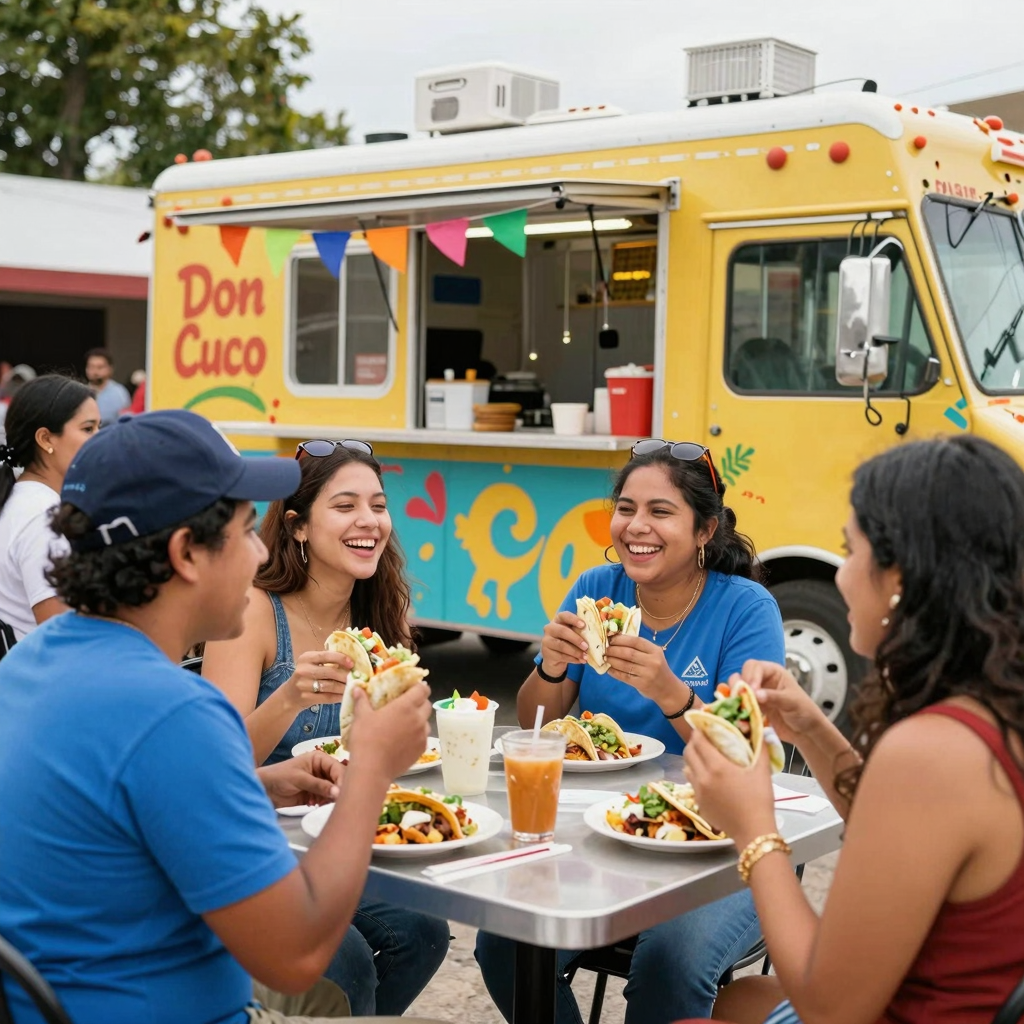 Don Cuco Taco Truck Scene