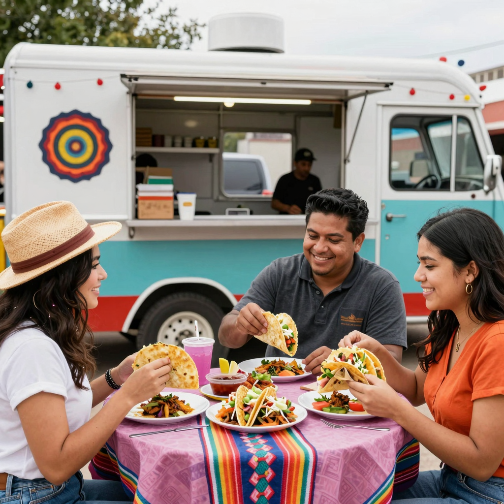 Don Cuco's Tacos Truck Scene