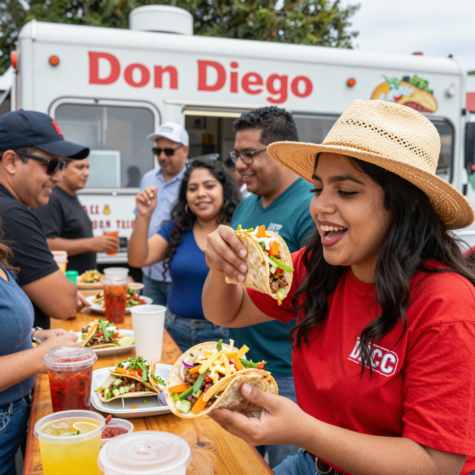 Delicious Tacos from Don Diego Taco Truck