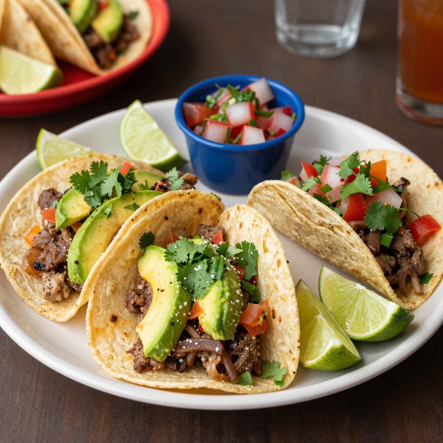 Vibrant Taco Platter