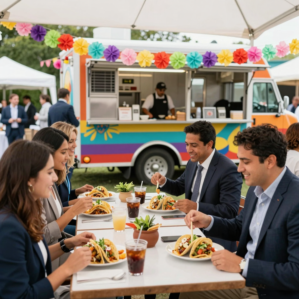 Taco Truck at Corporate Event