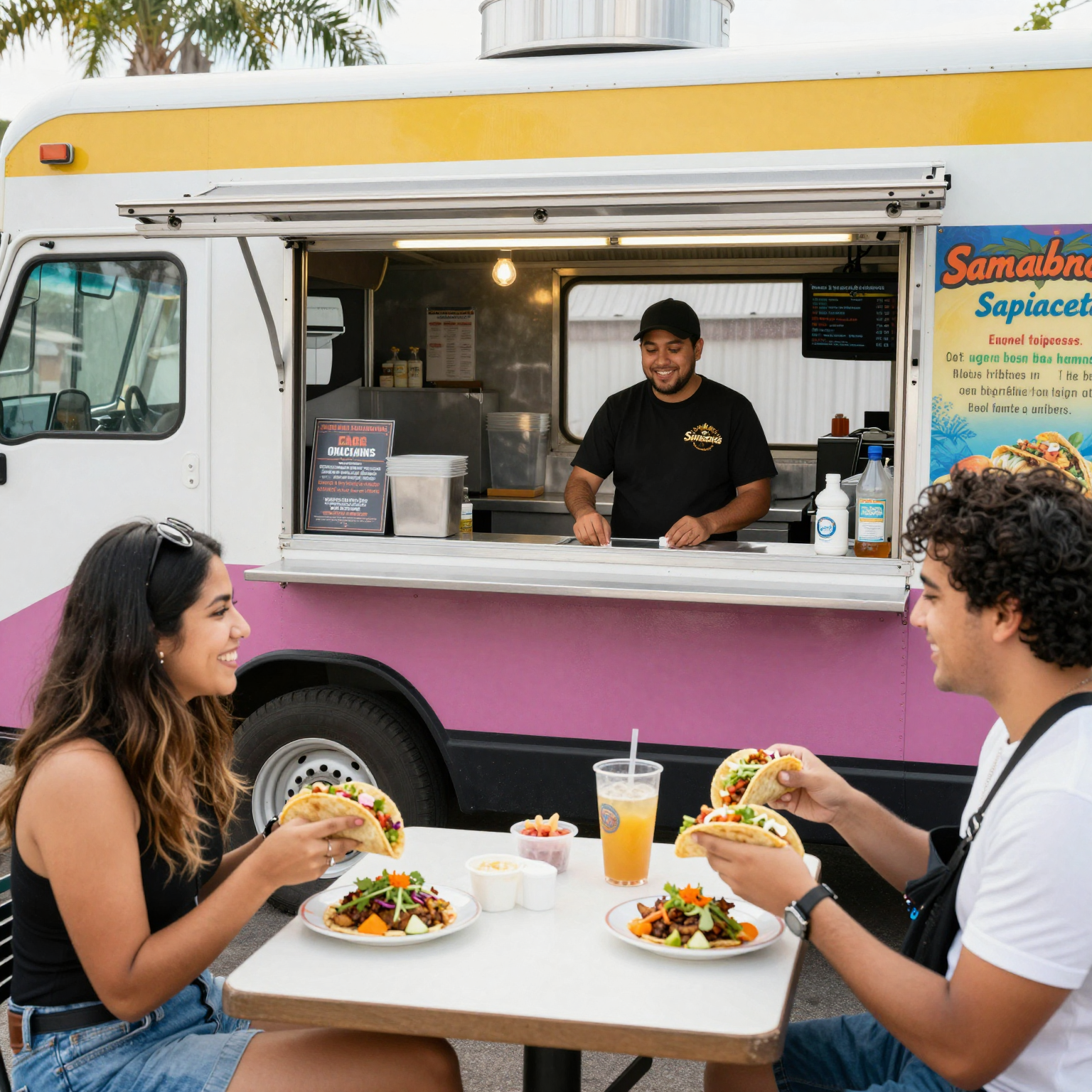 Don Paco Taco Truck Scene