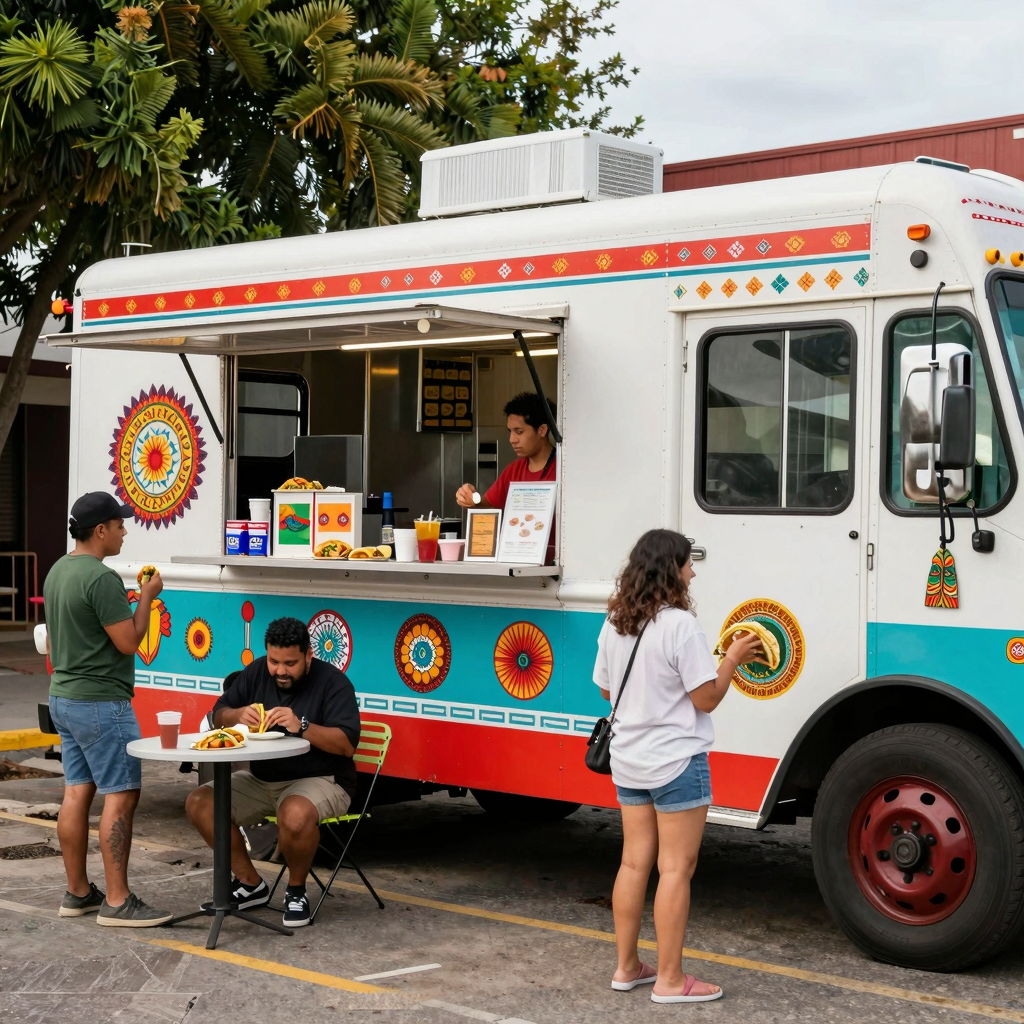 Don Panchito Taco Truck Exterior