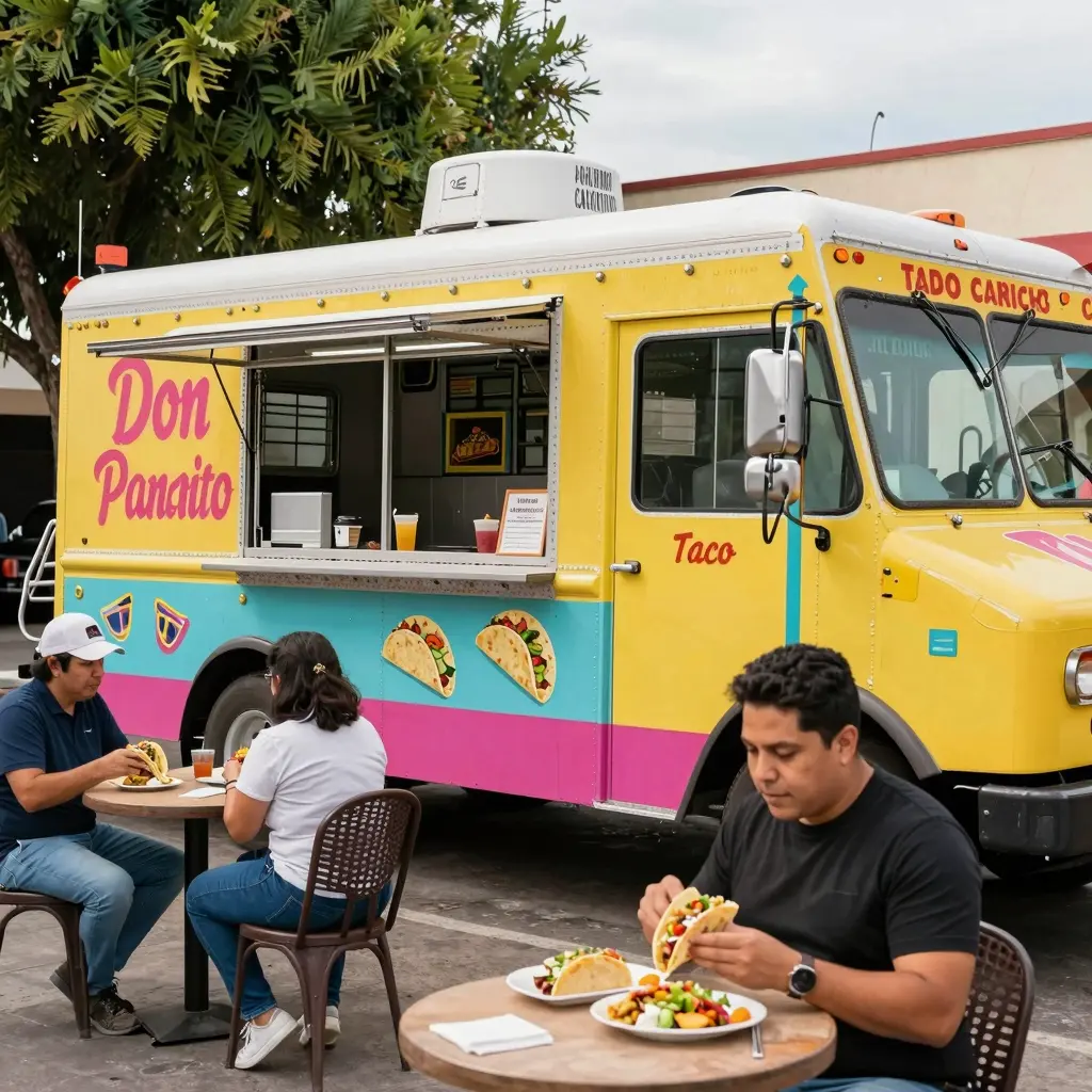 Exterior of Don Panchito Taco Truck
