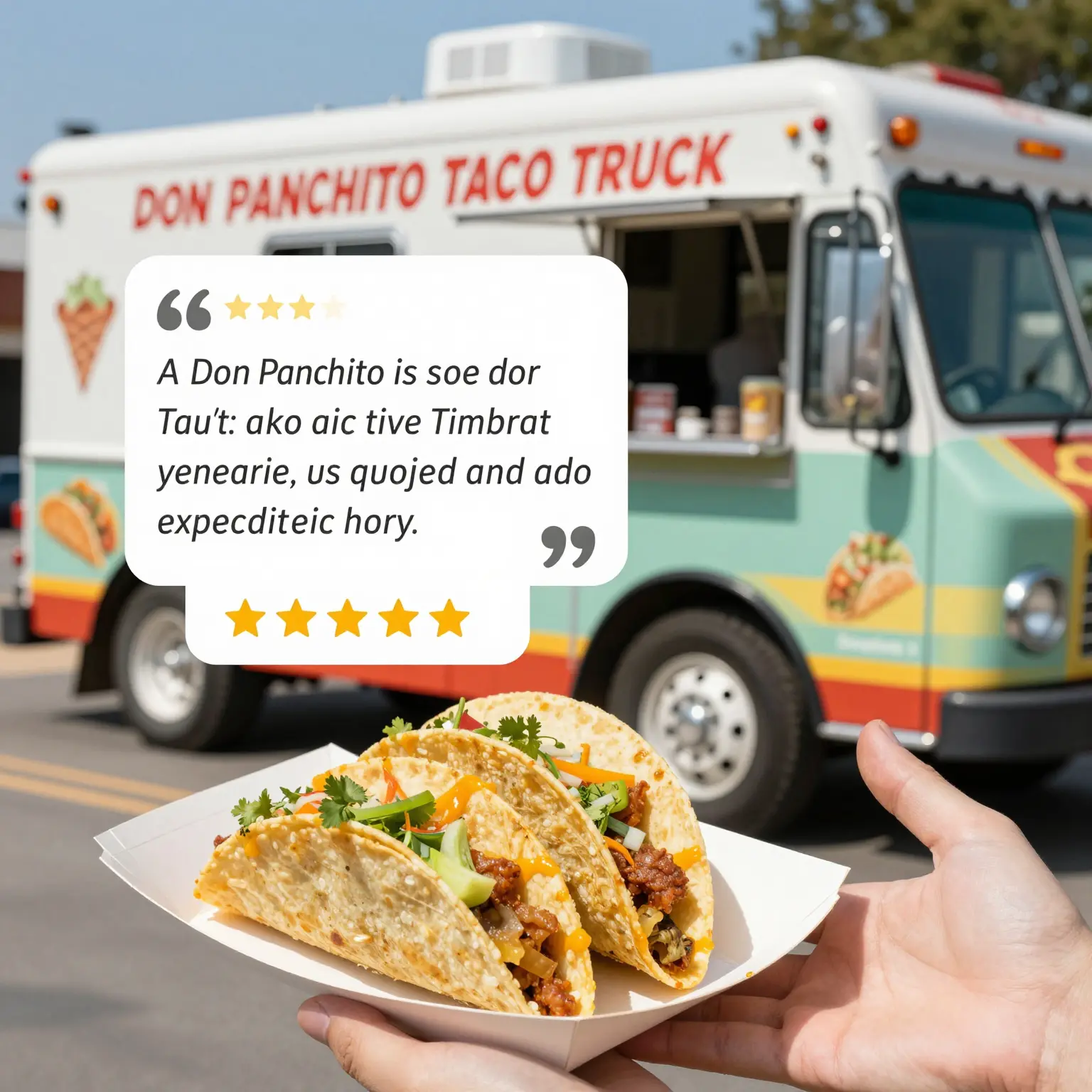 Food Blogger Quote about Don Panchito Taco Truck