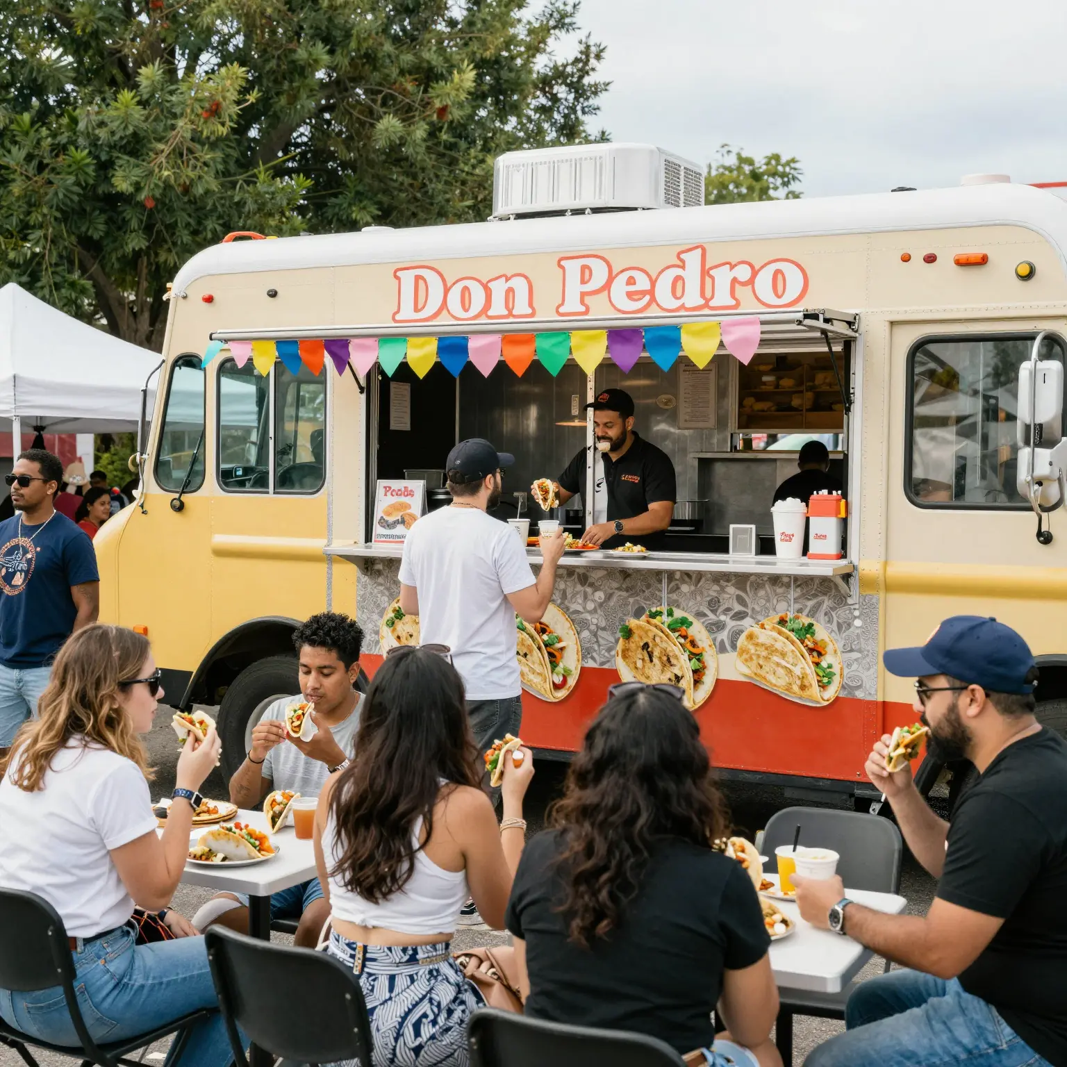 Don Pedro Taco Truck at local event