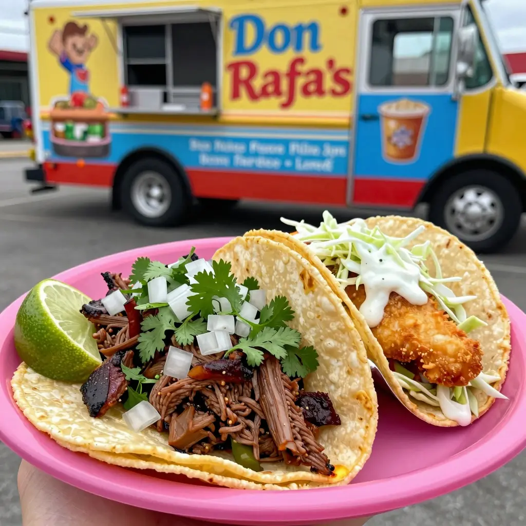 Delicious tacos from Don Rafa's menu